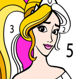 img Princess Coloring By Number